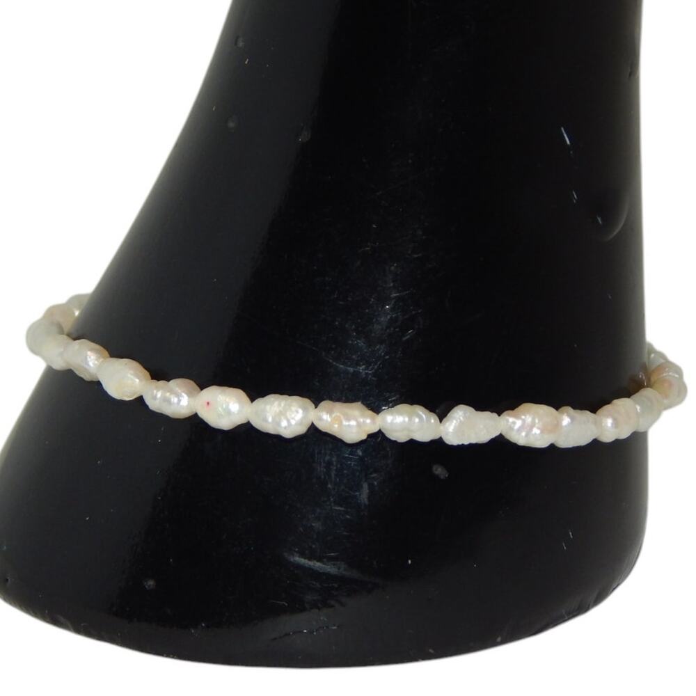 Artisan  Vintage 14 K Gold Freshwater Pearl Bracelet
